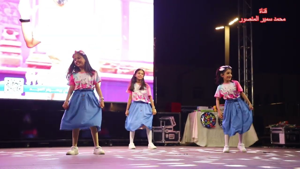 استعراض ( شارة مدينة الحلويات ) لقناة  المجد عالم الطفل في حديقة الليوان حي الفلاح اليوم الأول