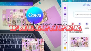 How to create Aesthetic MacBook wallpaper in Canva(Step by Step)