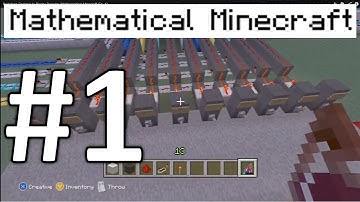 Redstone Decimal to Binary Decoder [Mathematical Minecraft Ep. 1]