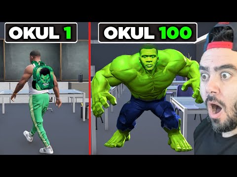 FRANKLIN HULK OKULUNA BAŞLIYOR HULK OLACAK - GTA 5 MODS