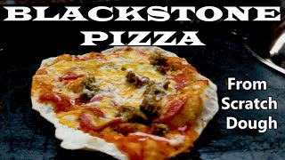 Blackstone Pizza with Homemade Dough! by Simple Man’s BBQ 2,657 views 2 years ago 7 minutes, 51 seconds