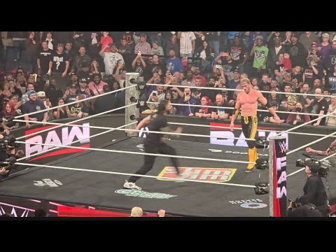 Roman Reigns Destroys Logan Paul Drew McIntyre WWE Raw 11 24 2025