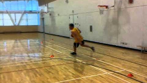 Acceleration and Deceleration Basketball Shooting Drill