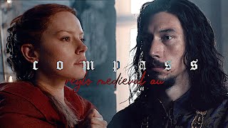 reylo + medieval au | compass