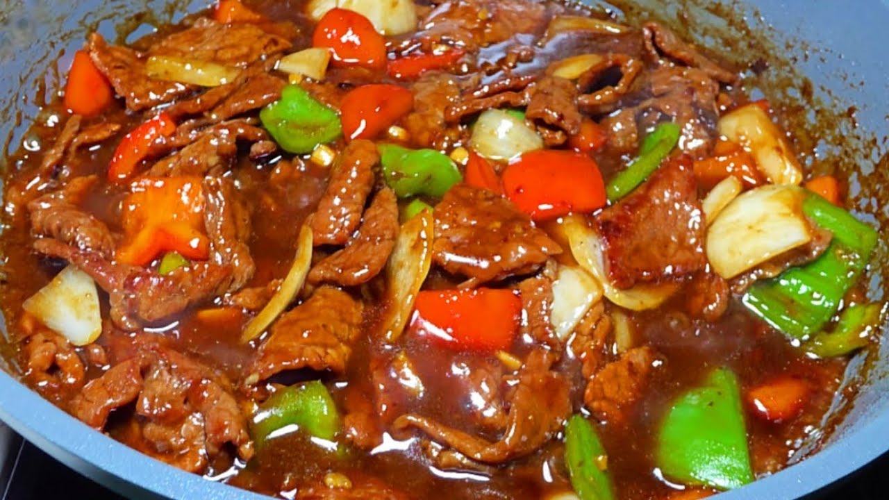Easy pepper steak | Recipe | better than takeout - YouTube