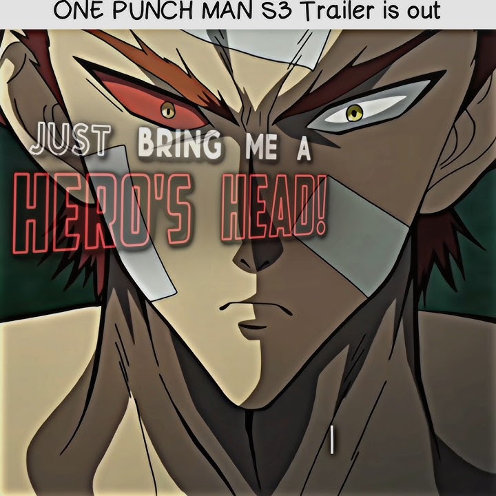 One Punch Man Season 3 Trailer - One Punch Man Edit | #onepunchman #opmseason3 #edit #shorts