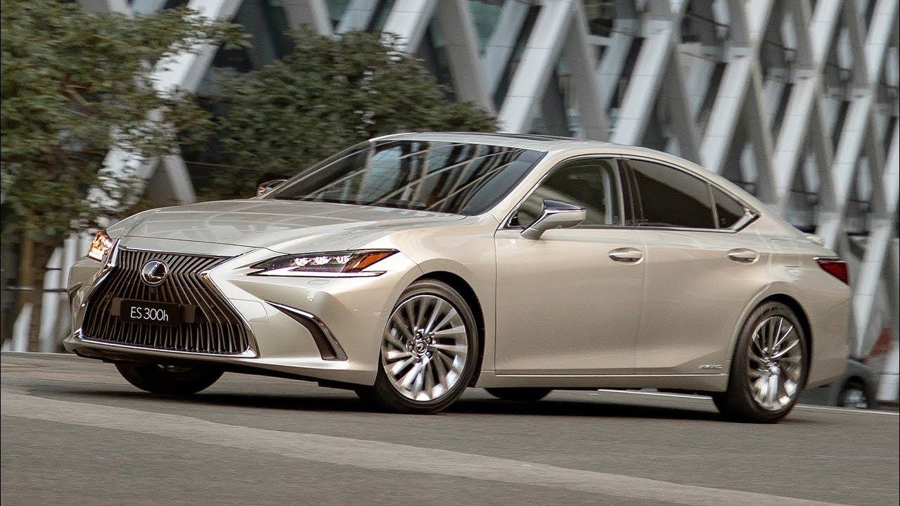 2019 Lexus Es 300h Moonbeam Beige Metallic Driving Interior Exterior Australia