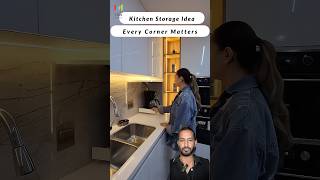 Modular Kitchen Hidden Storage for Mixer Blender | Smart Kitchen Design #diykitchen #homekitchen