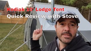 Kodiak 6173 10 by 10 Cabin Style Stove Tent