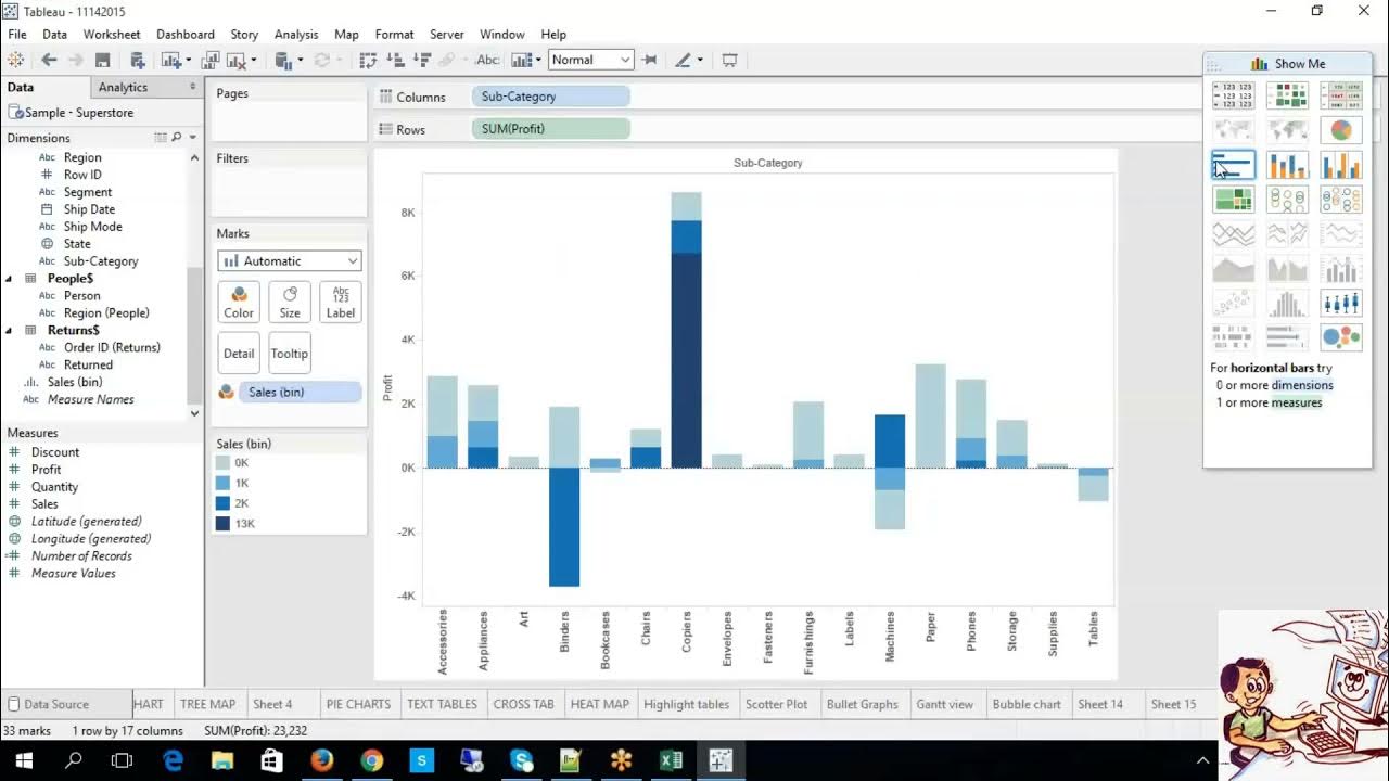 Tableau Tutorial 21 Tableau Bins Tableau Hierarchies Tableau
