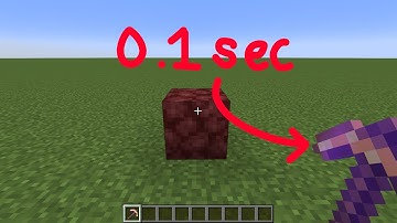 how to break pickaxe in 0.1 sec?