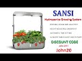  sansi hydroponics growing system  product unboxing  heirloom reviews