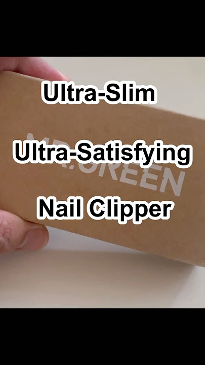 This 19g Nail Clipper Snaps Like Magic. MR. GREEN Nail Clipper #mrgreen #nails #nailclippers #edc