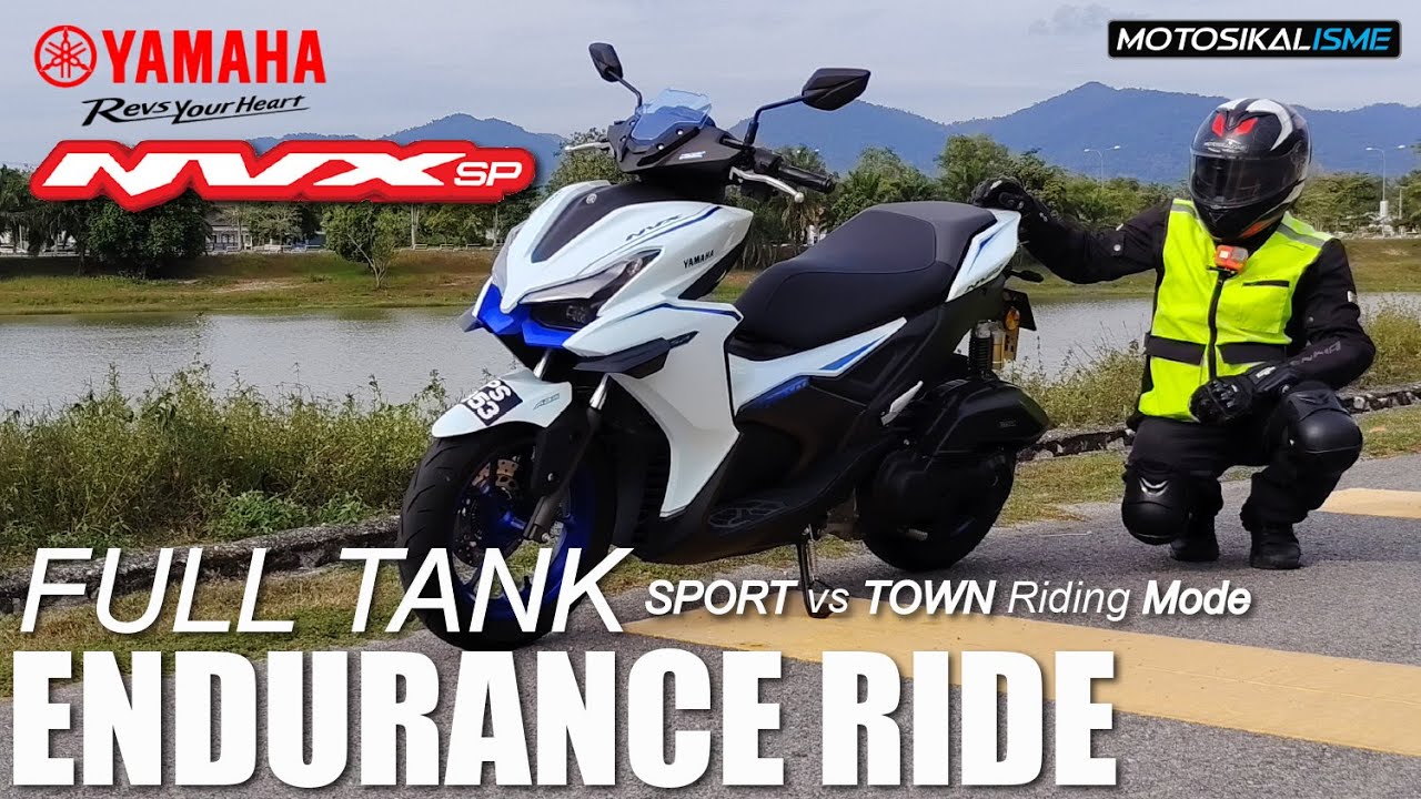 YAMAHA NVX SP ENDURANCE RIDE | FULL TANK CHALLENGE