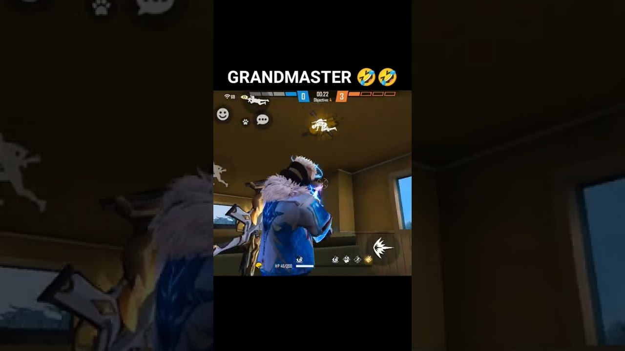 CS RANK LAST 😵 ROUND 1VS4 SITUATION😱 CAN I FINISHED A WHOLE👿 GRANDMASTER PLAYER A GET BOOYAH #shorts