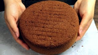 零失败可可蛋糕胚 Easy Chocolate cake making