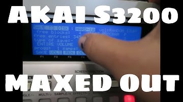 HOW I MAXED MY AKAI S3200 MEMORY | MORE AKAI MEMORY NEEDED | CF SWAP
