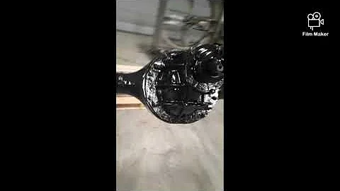 POR 15 SPRAYED WITH HVLP GUN