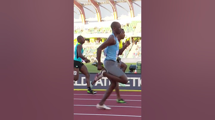 Letsile Tebogo makes it look so easy 😤 #botswana #worldathleticschamps #running #sports