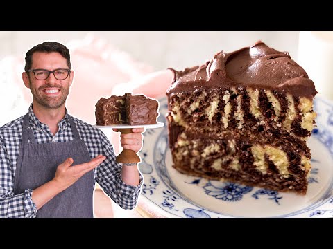 How to Make a Zebra Cake  Preppy Kitchen