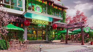 Starbucks Spring Coffee Music - に心地よいスターバックスミュージック - リラックス春ジャズピアノ音楽 - 疲れがとれて、勉強、仕事に集中して【スタバ BGM 4月】