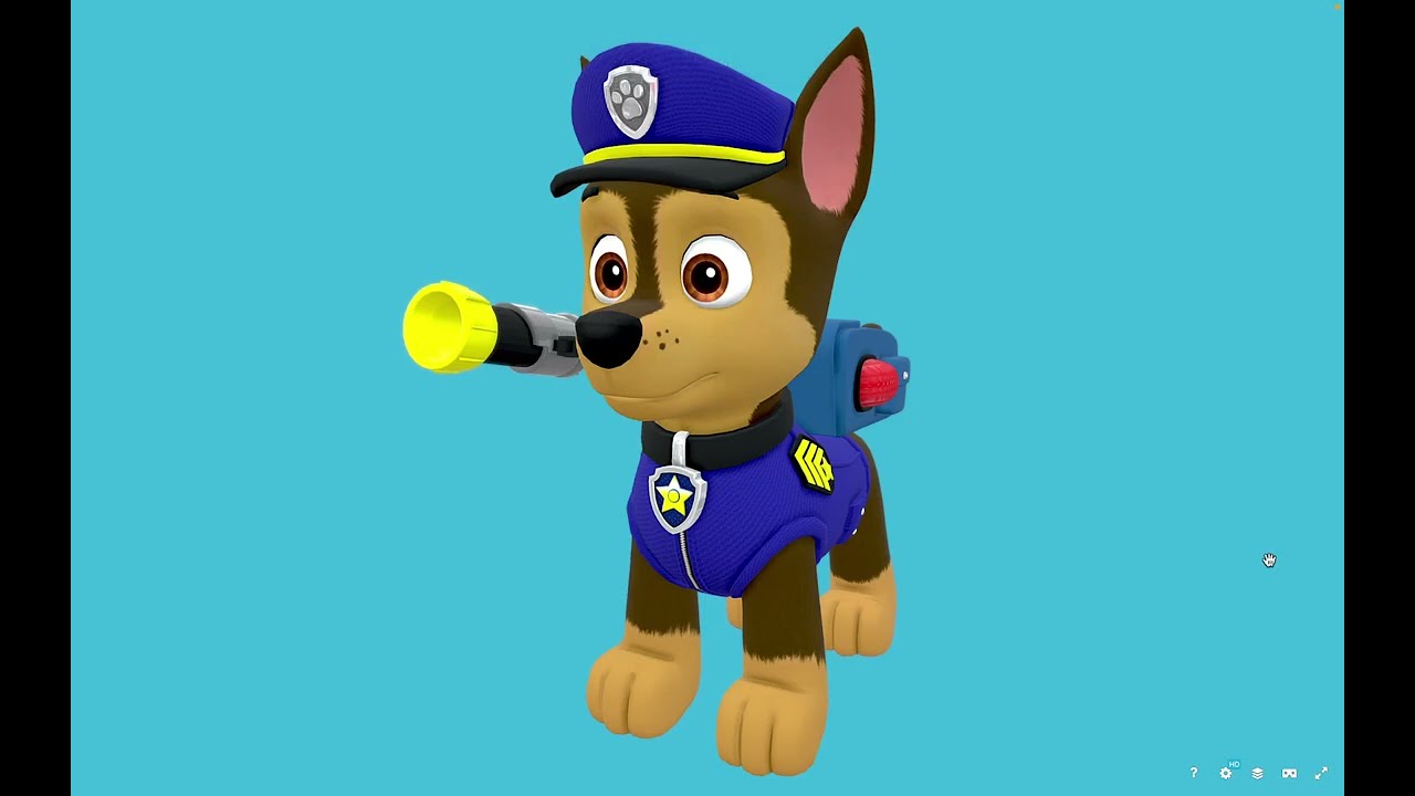 Chase - Paw Patrol | 3D Model