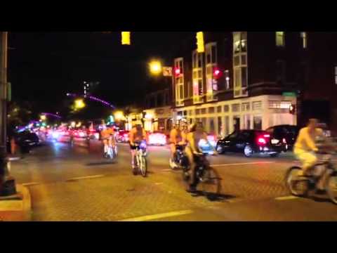 Naked Bike Ride Columbus 2013 - YouTube