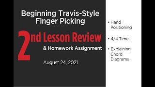 2nd Lesson Review &amp; Homework Assignment