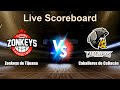Zonkeys de Tijuana vs Caballeros de Culiacán Live Score - Mexico CIBACOPA