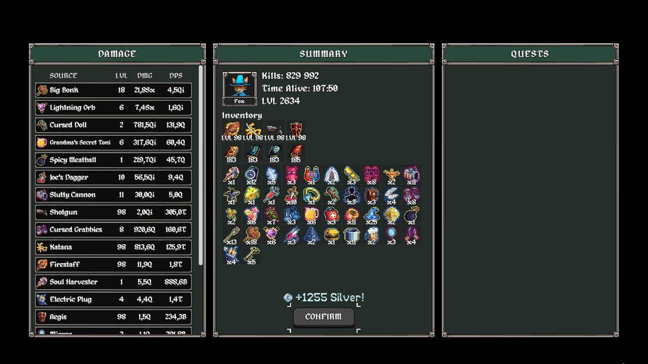 830k kills Megabonk 1.0.65 with terrible tier 1 performance by me