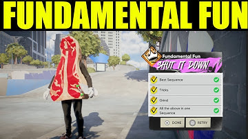 Skate 4 - fundamental fun goals | best sequence 700 | all the above in one sequence