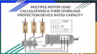 MULTIPLE MOTOR LOAD CALCULATIONS & THEIR MAXIMUM OVERLOAD PROTECTION DEVICE RATED CAPACITY