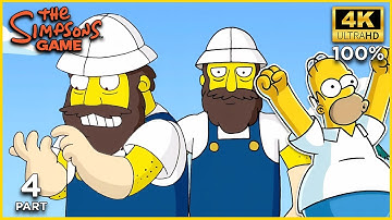 The Simpsons Game (PS3) 4KHD | Part 4: Lisa the Tree Hugger | 100% Walkthrough (No Commentary)