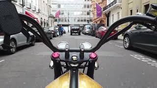 Electro Ride Pov Experience - Electric Motorcycles In London, Bond Street