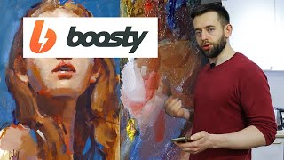 Портрет Девушки, Мастер - Класс. Видео Для Boosty