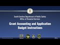 Application Instructions: Grant Accounting (3 of 3)