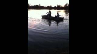 Old Boat Flipped Over And Used
