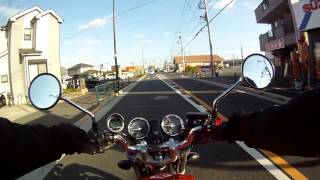 CB900ホーネットを乗りながら説明するだけの走行動画