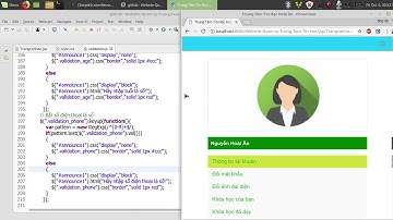 Thiết kế giao diện Thông tin cá nhân tài khoản - Lập trình Web_Thứ 3_k15_2017_SPKT