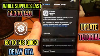 On iOS 14.5-14.6? Go To iOS 14.8 NOW!  [DelayOTA tutorial]