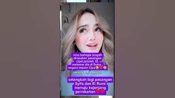 syifa hadju dilamar El rumi #syifahadju #elrumi #elrumidansyifahadju #shorts #viral#fyp