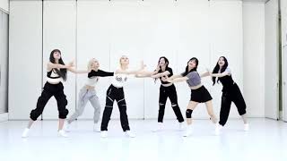 stayc stereotype dance practice slowed 50% mirrored