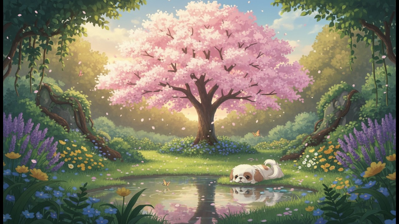 1 Hour Nostalgic Folk Guitar 🌸 Relaxing Instrumental for Quiet Evenings