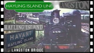 HAYLING ISLAND BRANCH steam train ride 1960