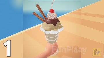 Icecream Stack - Walkthrough Gameplay Part 1 Built Icecream Stack