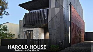 Dynamic Three-Storey House Design Showing City And Bay Views