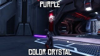 SWTOR Advanced Purple Color Crystal | Imperial Fleet | Unique Item | Craftable Item | 2019