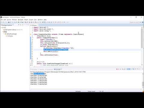 Object Oriented Programming (JAVA) | C5-L9 | JCheckBox in java
