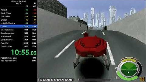 Ghost in the Shell Any% Speedrun in 22:55