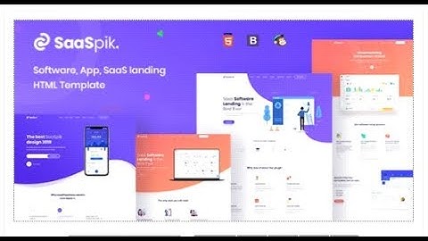 SaaSpik - Software App SaaS landing HTML Template | Themeforest Templates